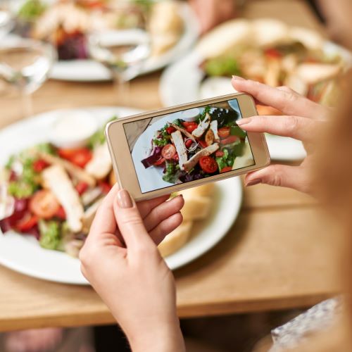 mejores angulos para fotografiar platos de comida