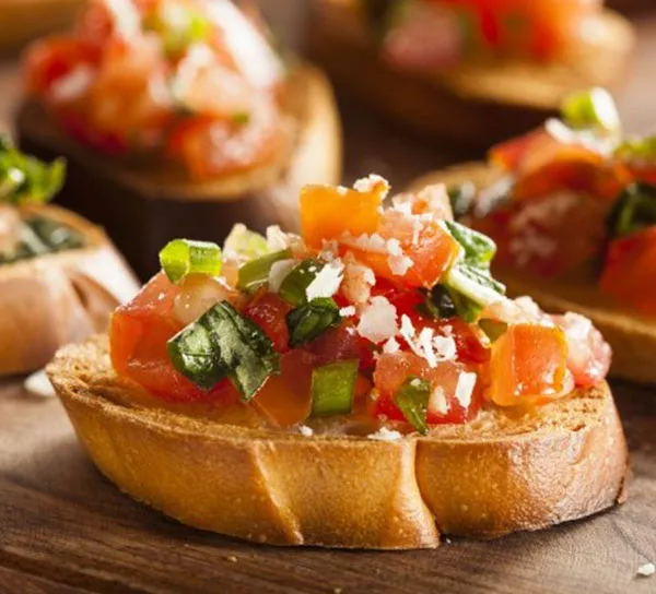 bruschetta caseras al olivo