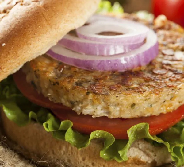 hamburguesa vegetariana de cuscus