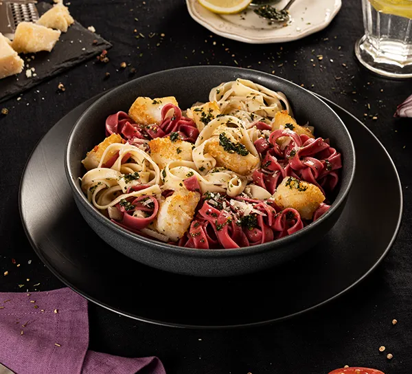 nidos de pasta fettuccini bicolor
