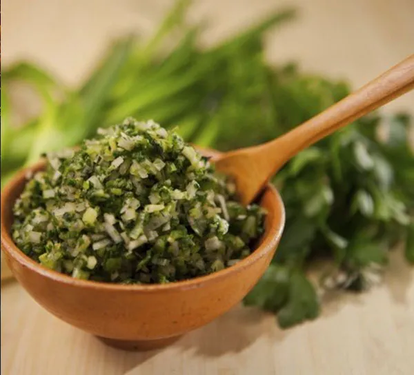 salsa verde a la chilena